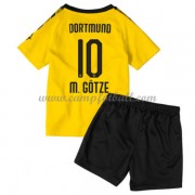 Fotballdrakter Barn BVB Borussia Dortmund 2019-20 Mario Gotze 10 Hjemme Draktsett